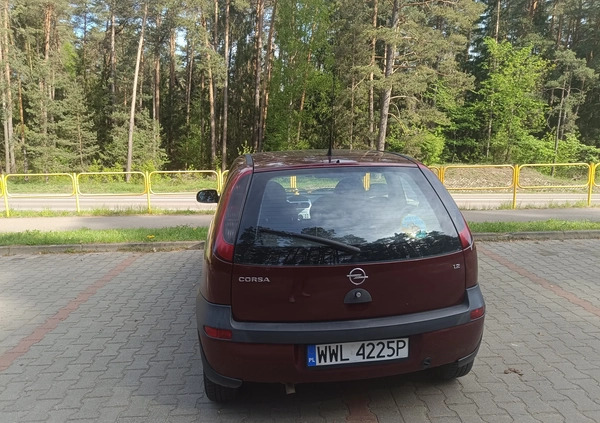 Opel Corsa cena 6200 przebieg: 285557, rok produkcji 2003 z Szczytno małe 137